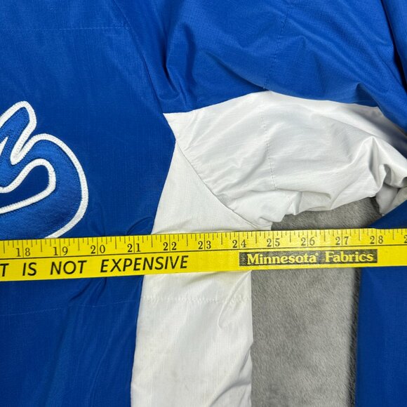 Majestic Jordan Royal Blue White Fleece Lined Zip Jacket Men’s Large - Picture 7 of 13